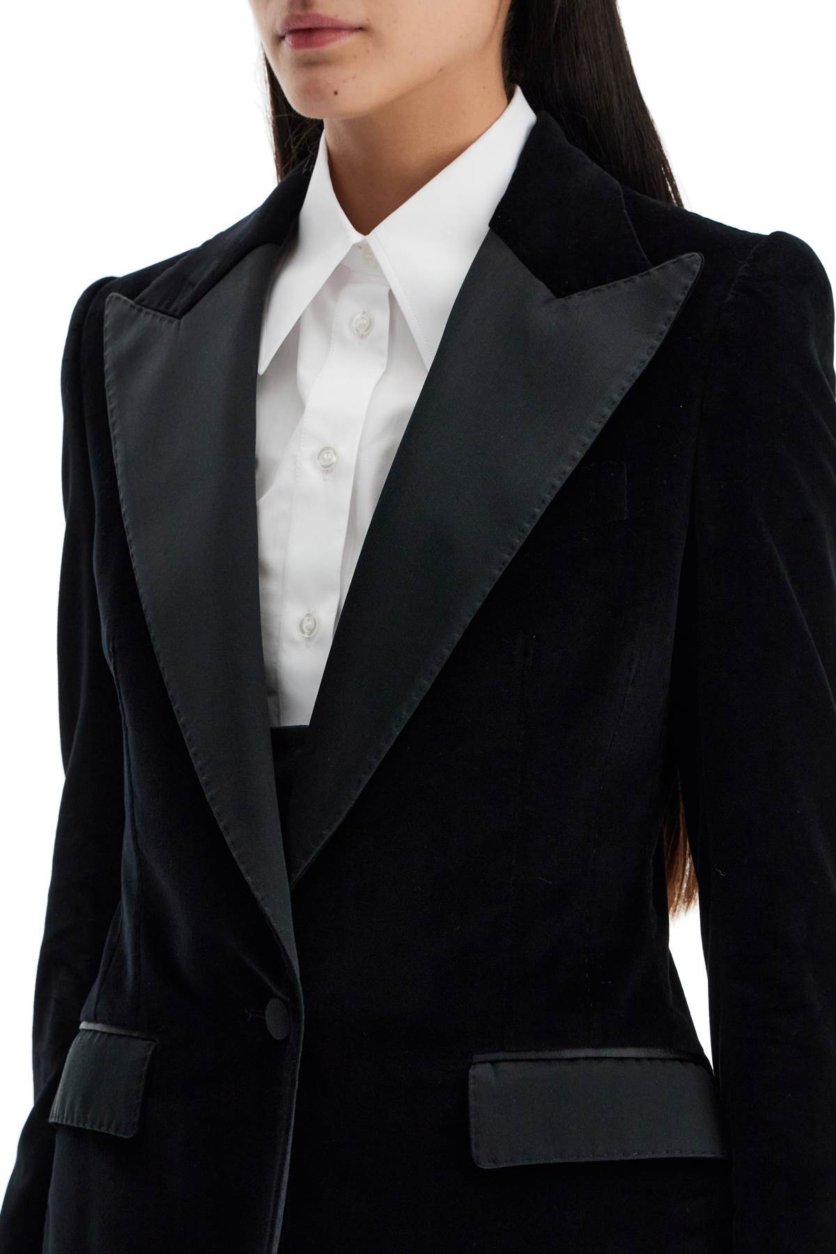 Turlington velvet tuxedo Jacket