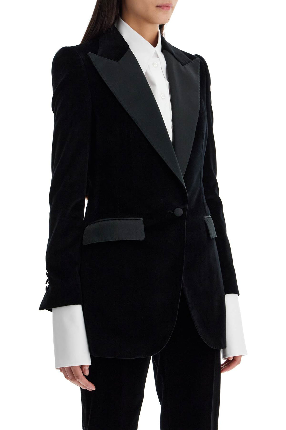 Turlington velvet tuxedo Jacket