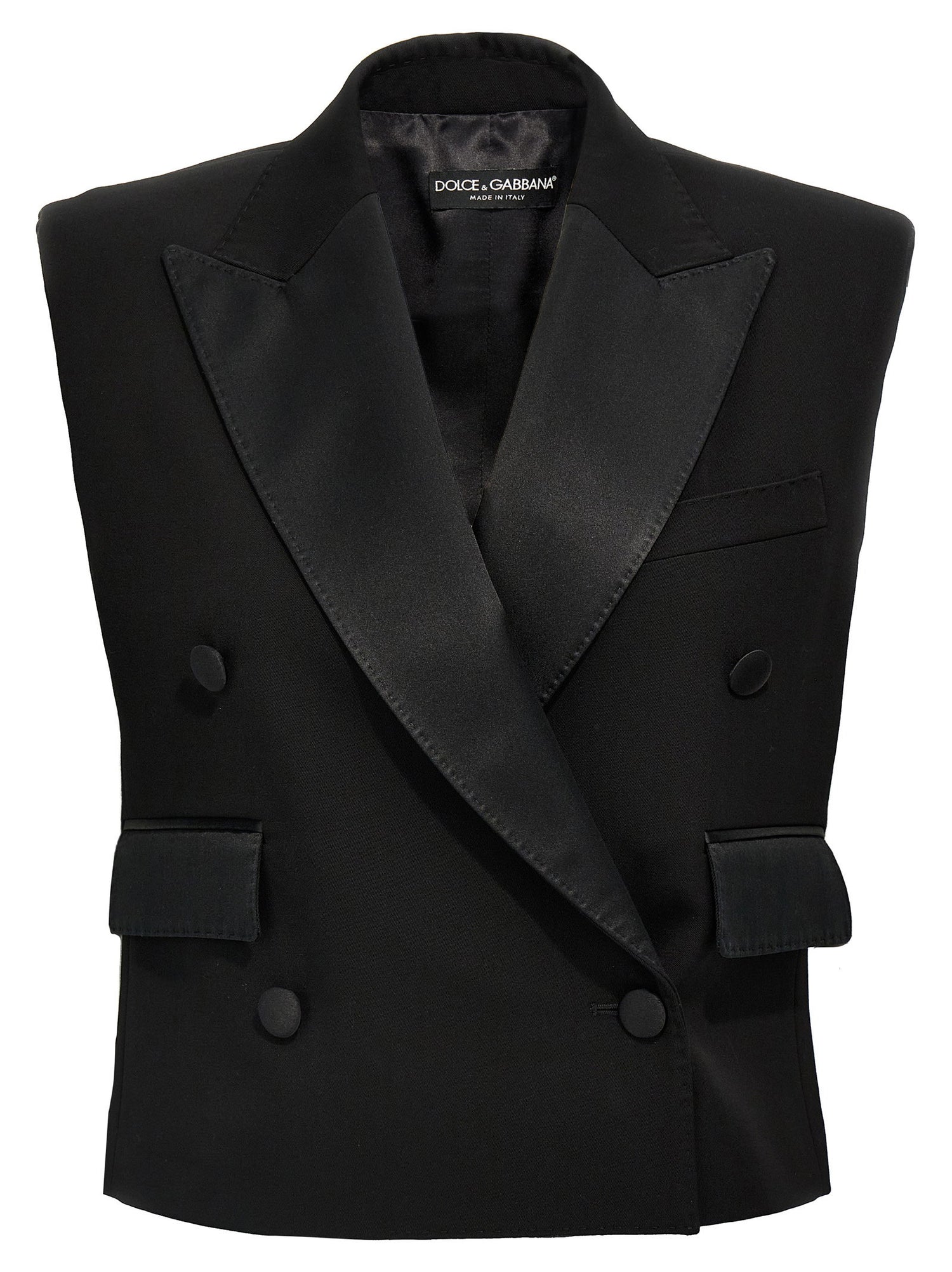 Dolce &amp; Gabbana Tuxedo Gilet Black