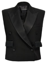 Dolce & Gabbana Tuxedo Gilet Black