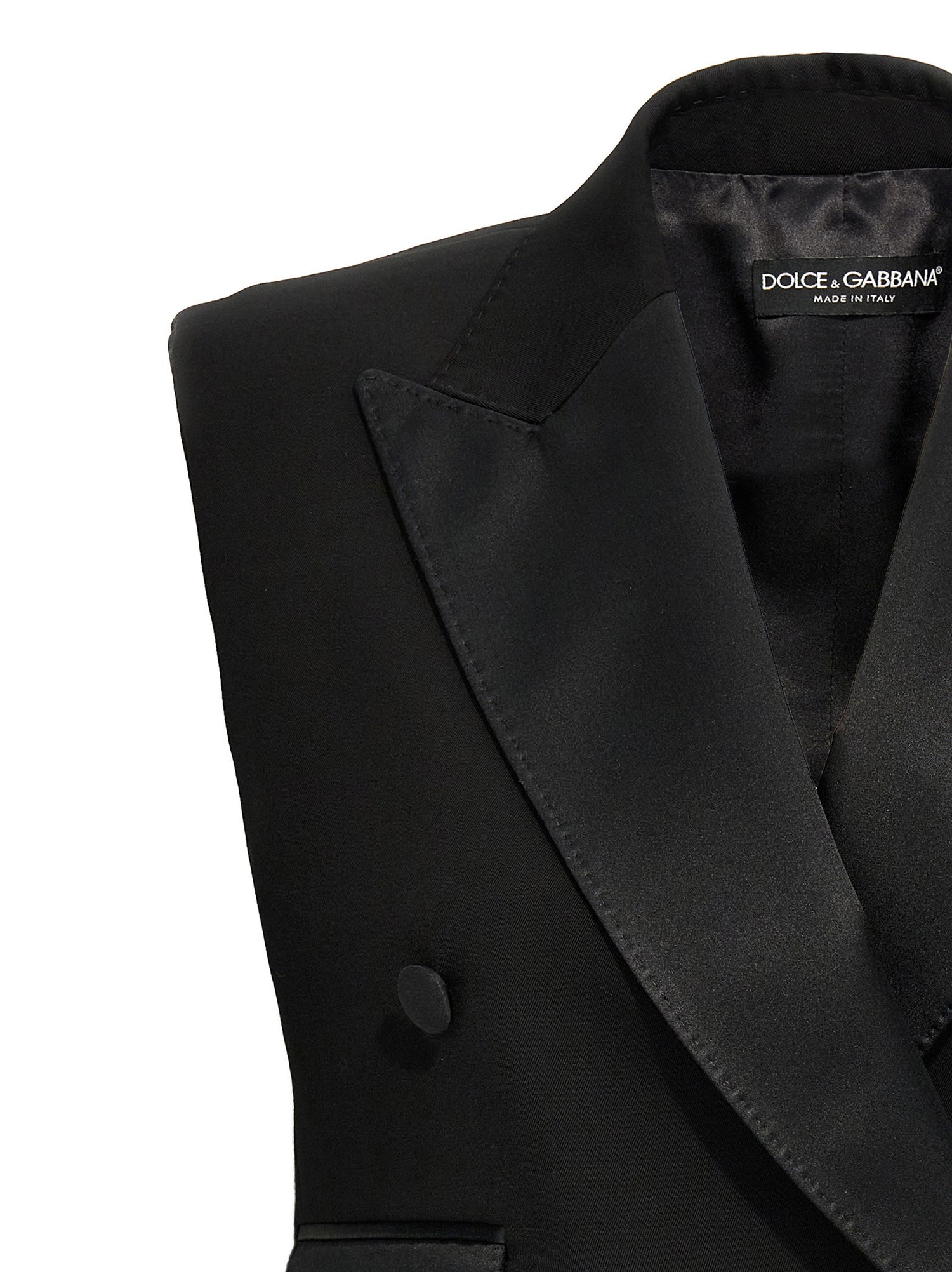 Dolce &amp; Gabbana Tuxedo Gilet Black