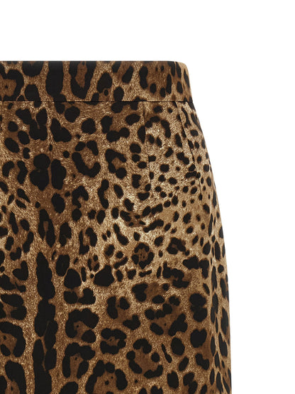 Dolce &amp; Gabbana Leo Skirt Brown