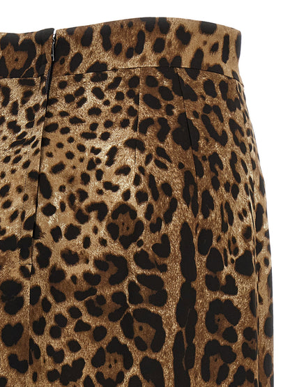 Dolce &amp; Gabbana Leo Skirt Brown