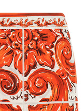 Dolce & Gabbana Maiolica Skirt Orange