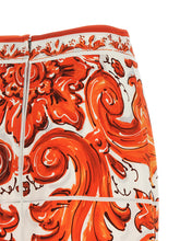 Dolce & Gabbana Maiolica Skirt Orange