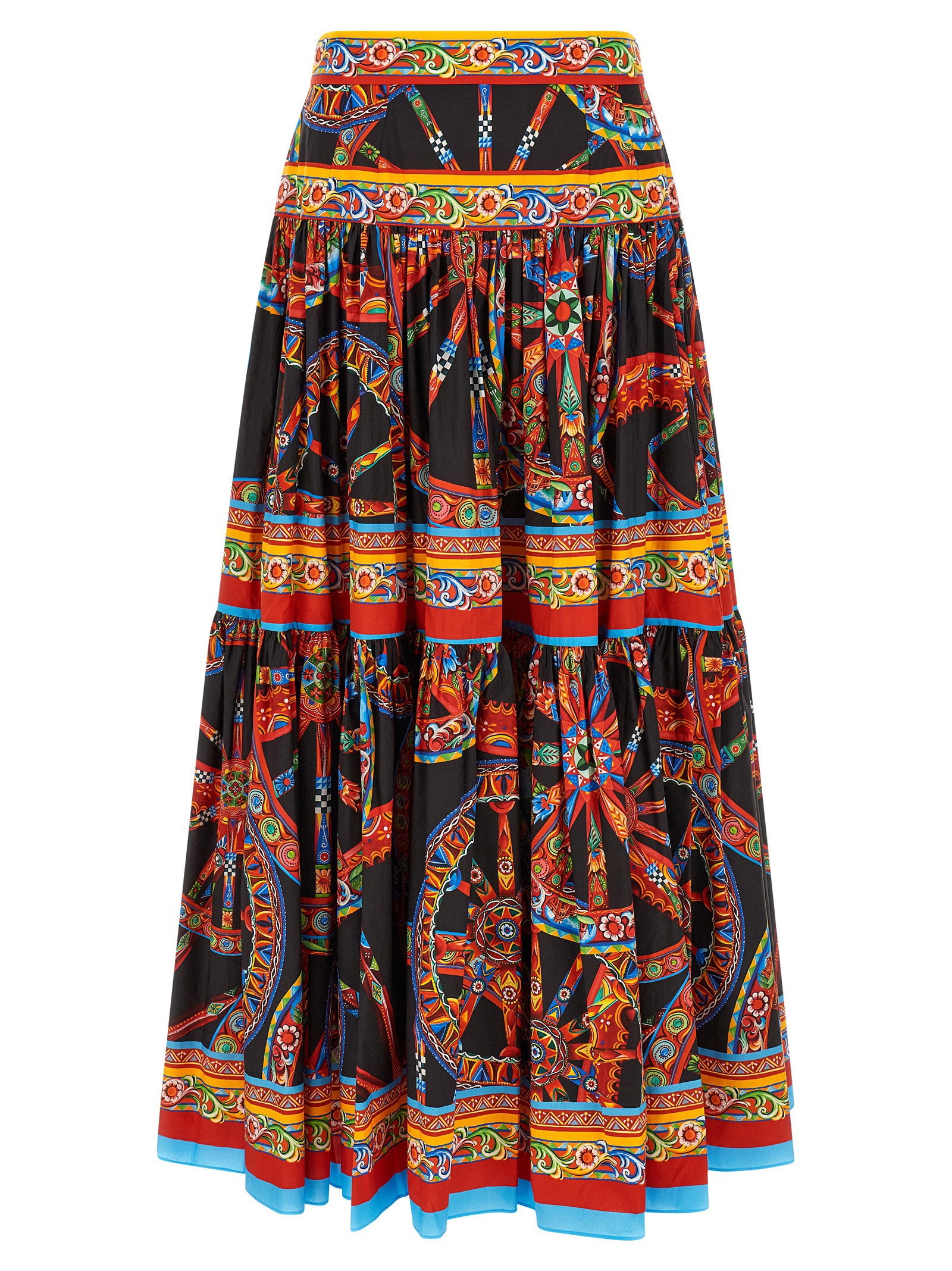 Dolce &amp; Gabbana Carretto Skirt Multicolor
