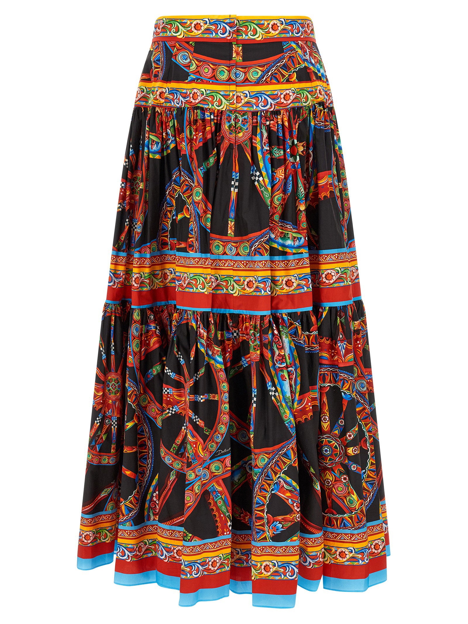 Dolce &amp; Gabbana Carretto Skirt Multicolor