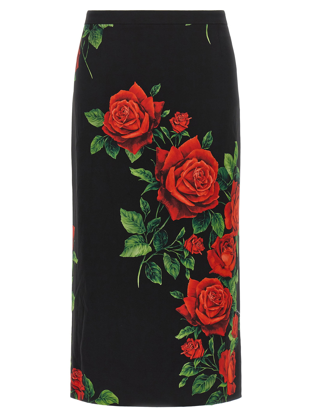 Dolce &amp; Gabbana Rose Skirt Black  