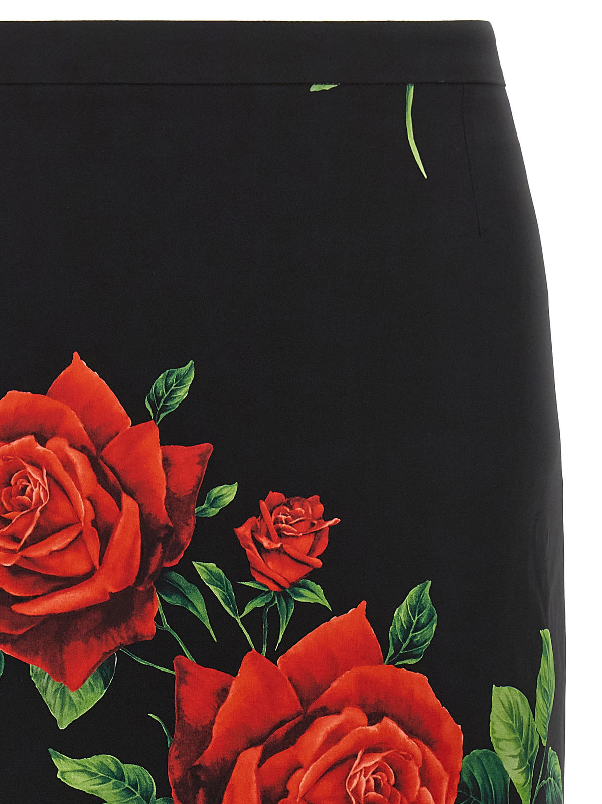 Dolce &amp; Gabbana Rose Skirt Black  