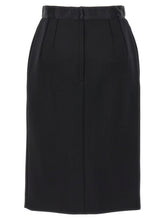 Dolce & Gabbana Wool Pencil Skirt Black