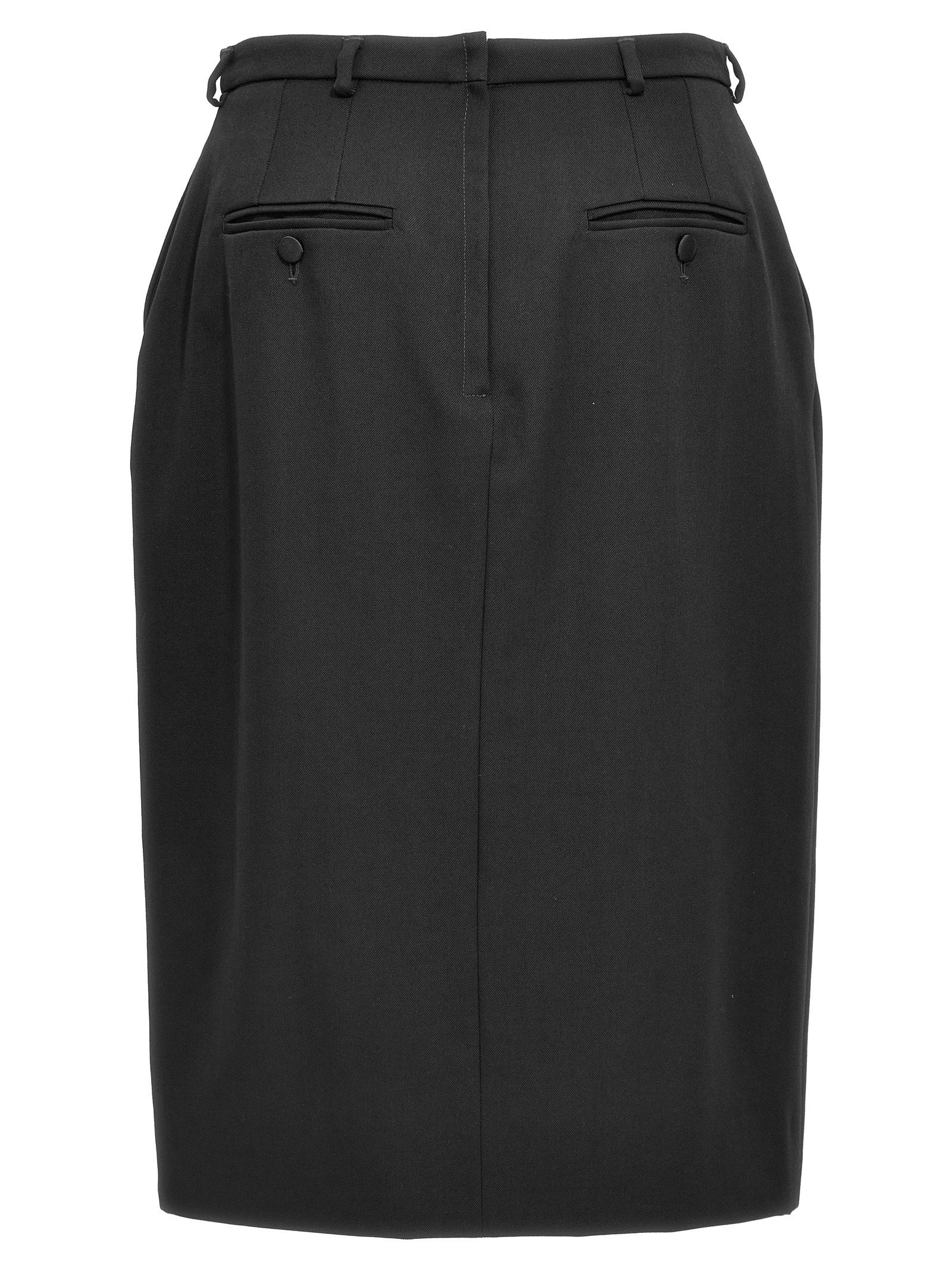 Dolce &amp; Gabbana Slit Skirt Black