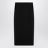Dolce & Gabbana Black Wool High-Waist Pencil Skirt Black