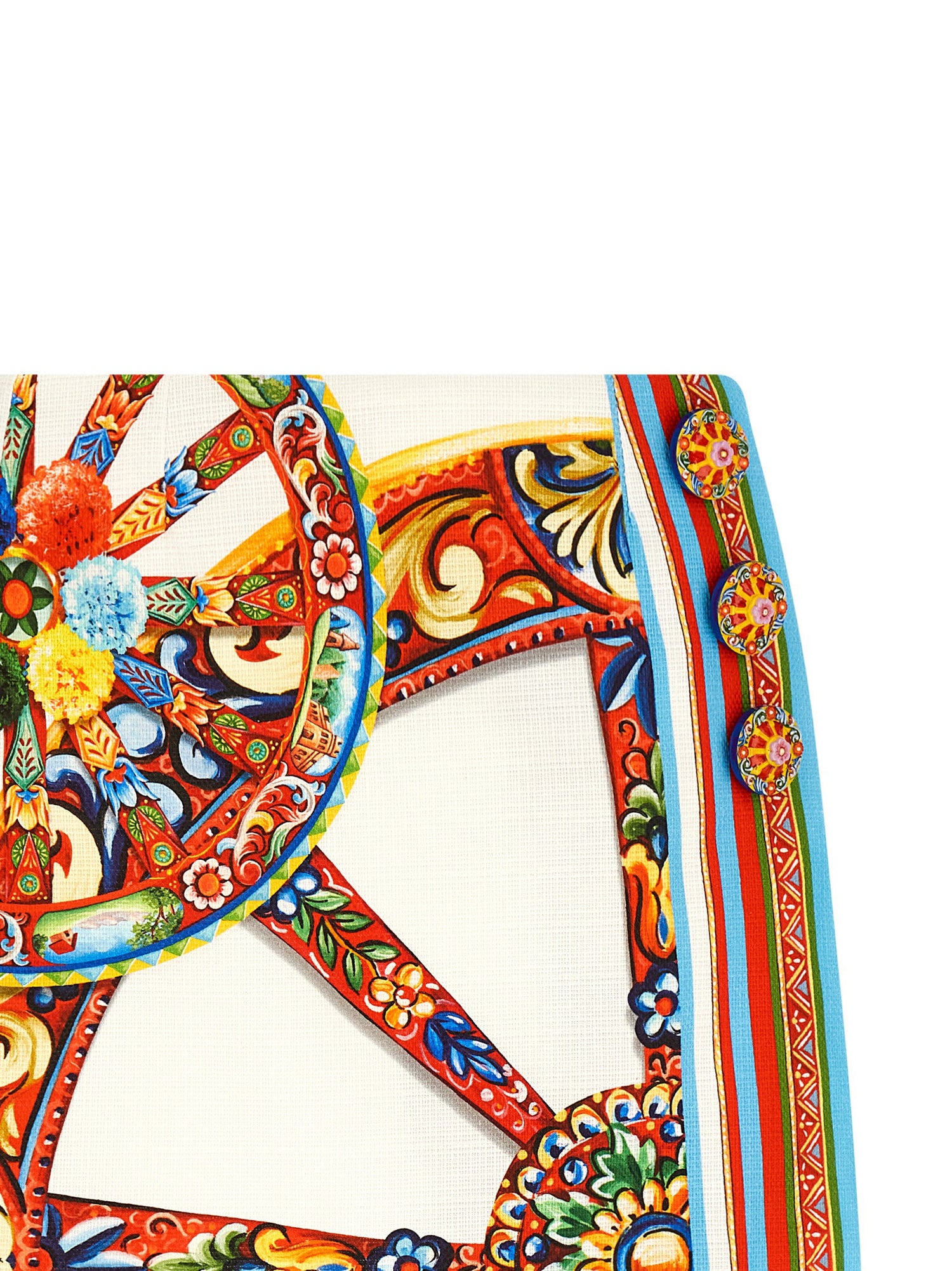 Dolce &amp; Gabbana Carretto Skirt Multicolor