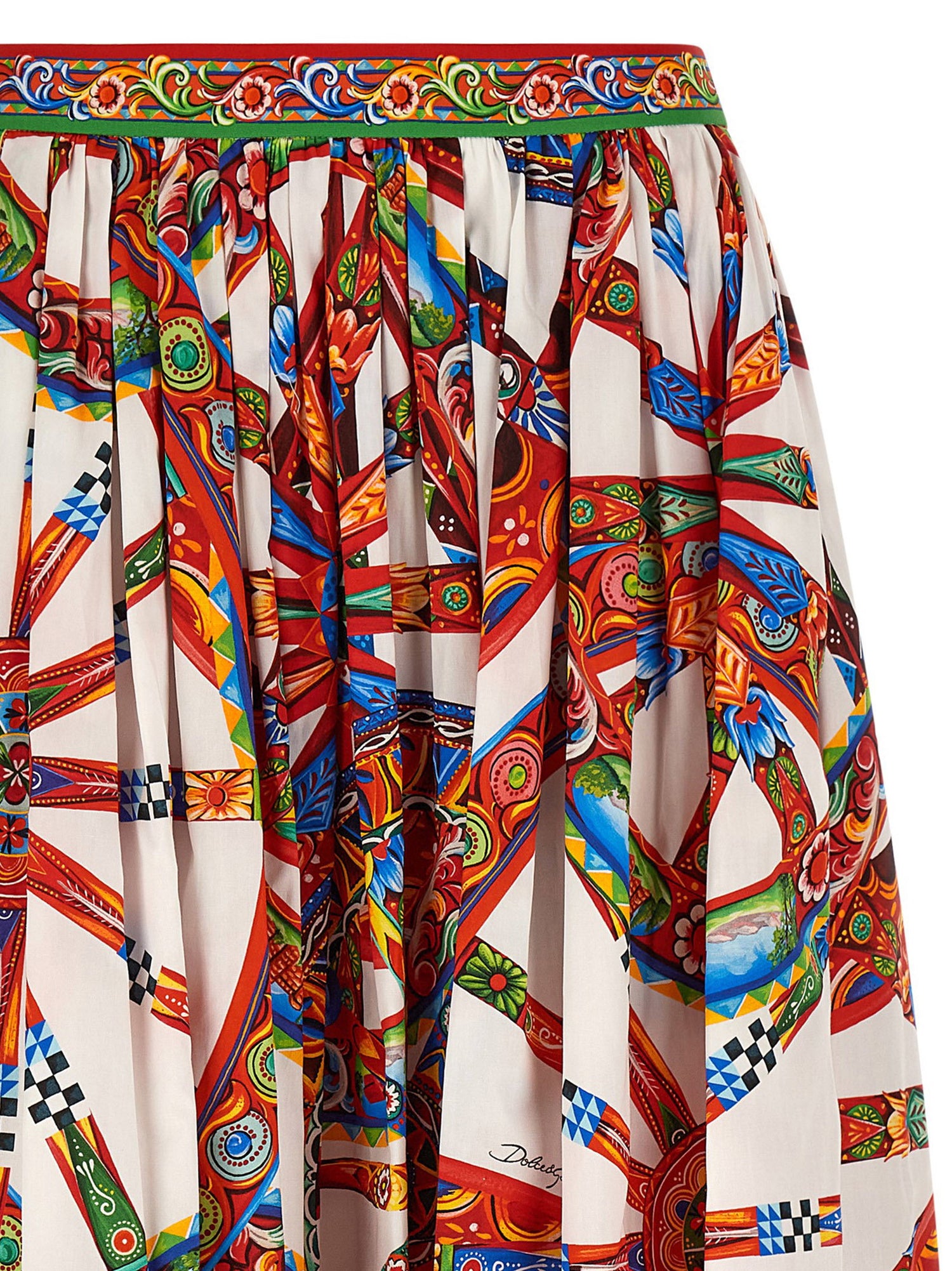 Dolce &amp; Gabbana Carretto Skirt Multicolor