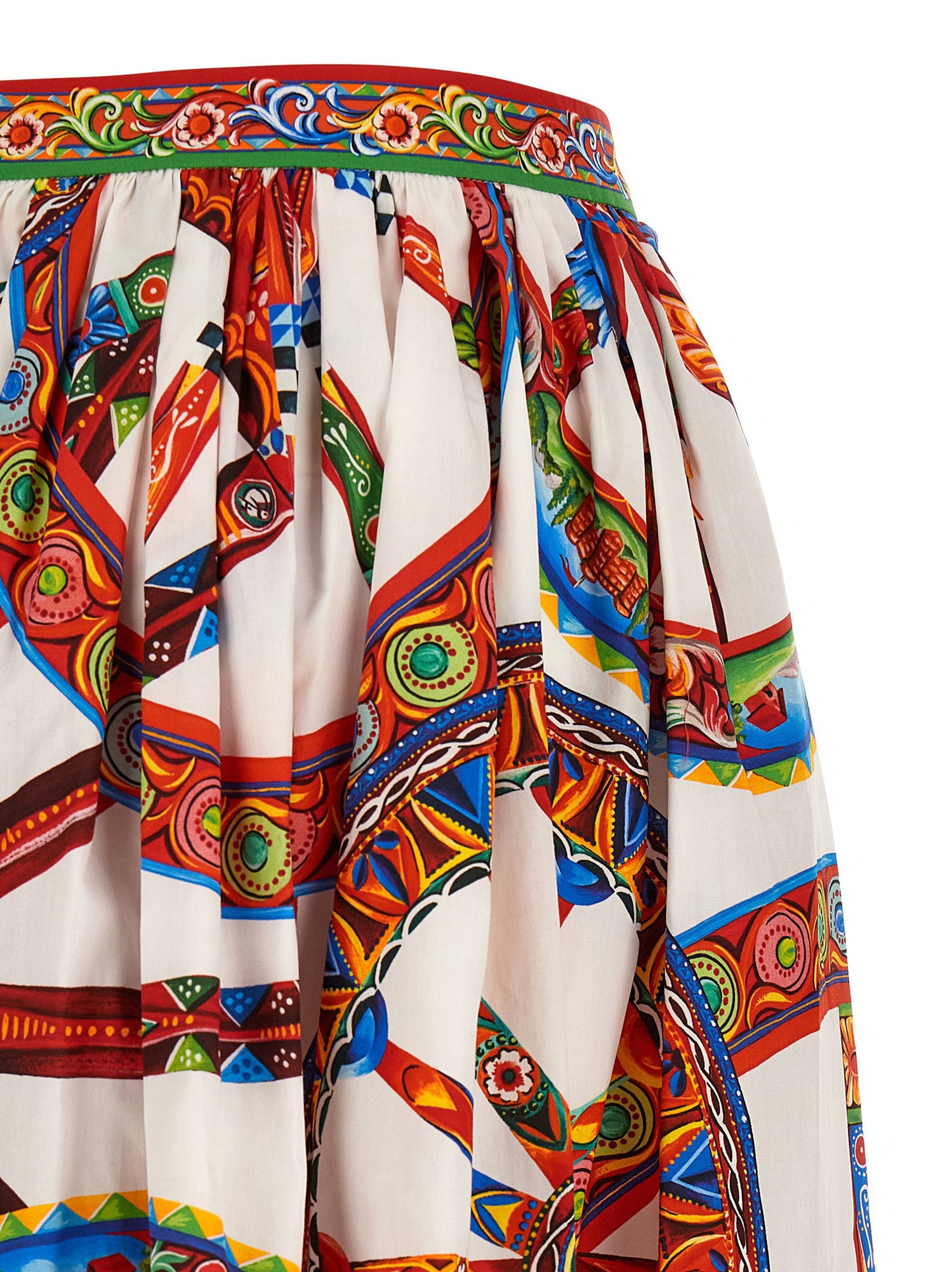 Dolce &amp; Gabbana Carretto Skirt Multicolor
