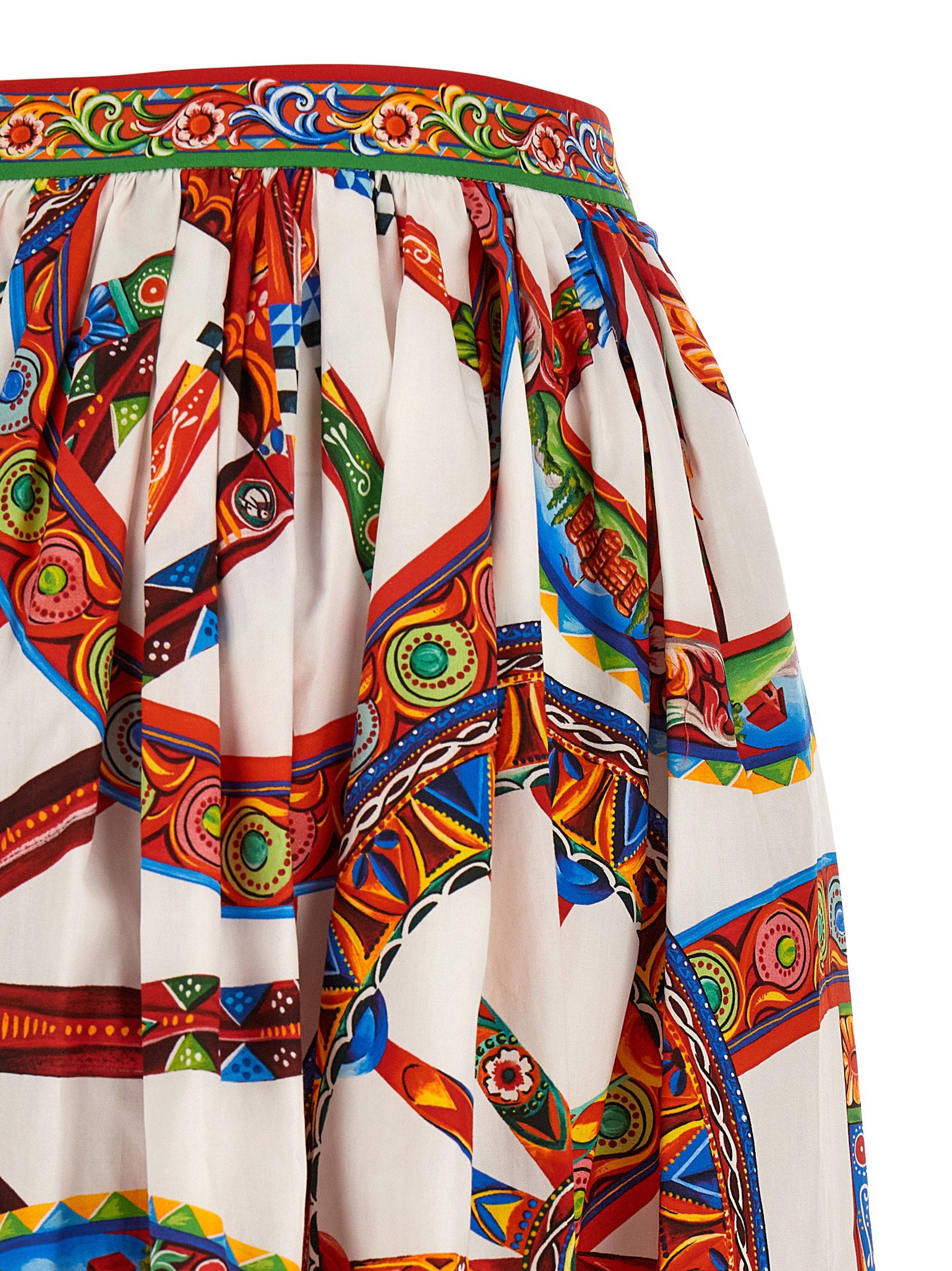 Dolce &amp; Gabbana Carretto Skirt Multicolor