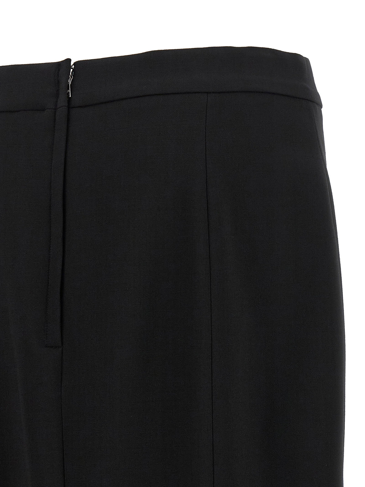 Dolce &amp; Gabbana Stretch Wool Skirt Black