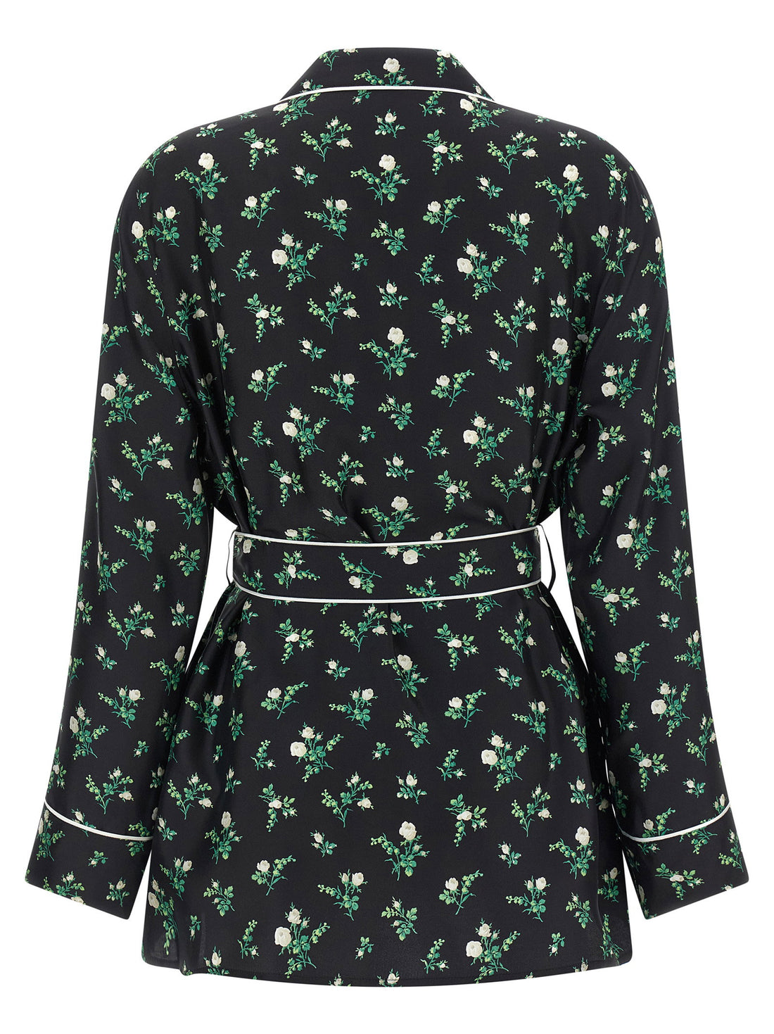 Dolce &amp; Gabbana Roselline And Lily Of The Lilies Of The Flowers Printed Shirt Black