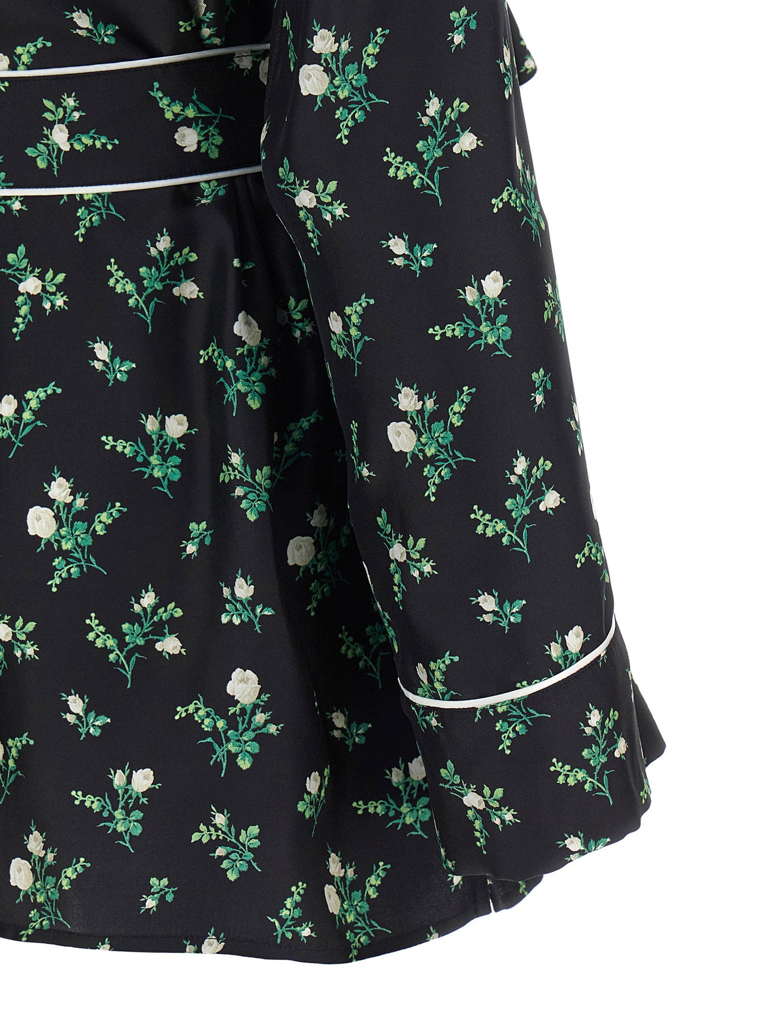Dolce &amp; Gabbana Roselline And Lily Of The Lilies Of The Flowers Printed Shirt Black