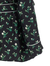Dolce & Gabbana Roselline And Lily Of The Lilies Of The Flowers Printed Shirt Black