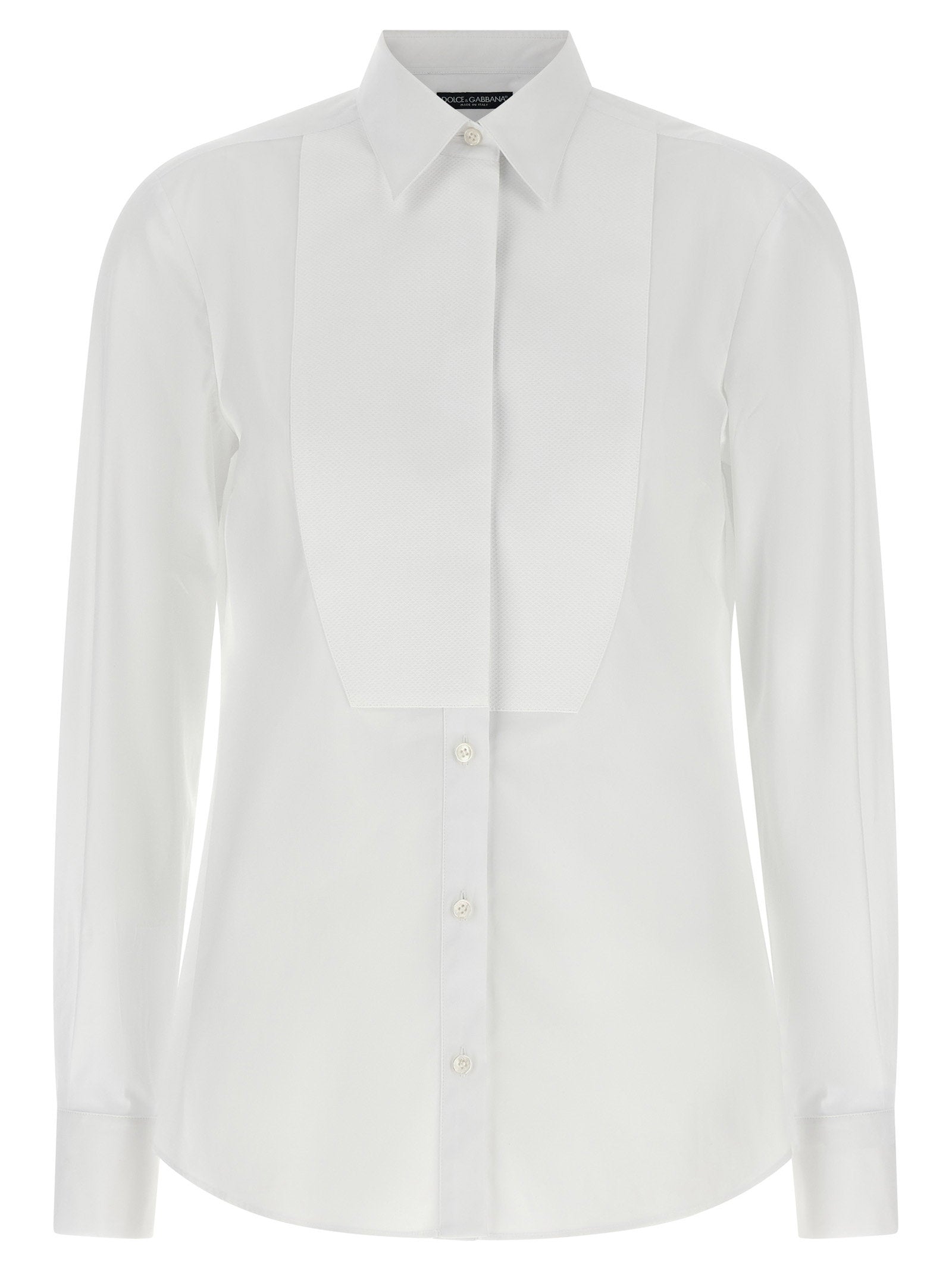 Dolce &amp; Gabbana Tuxedo Shirt White