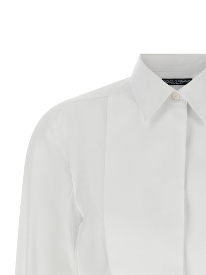 Dolce &amp; Gabbana Tuxedo Shirt White