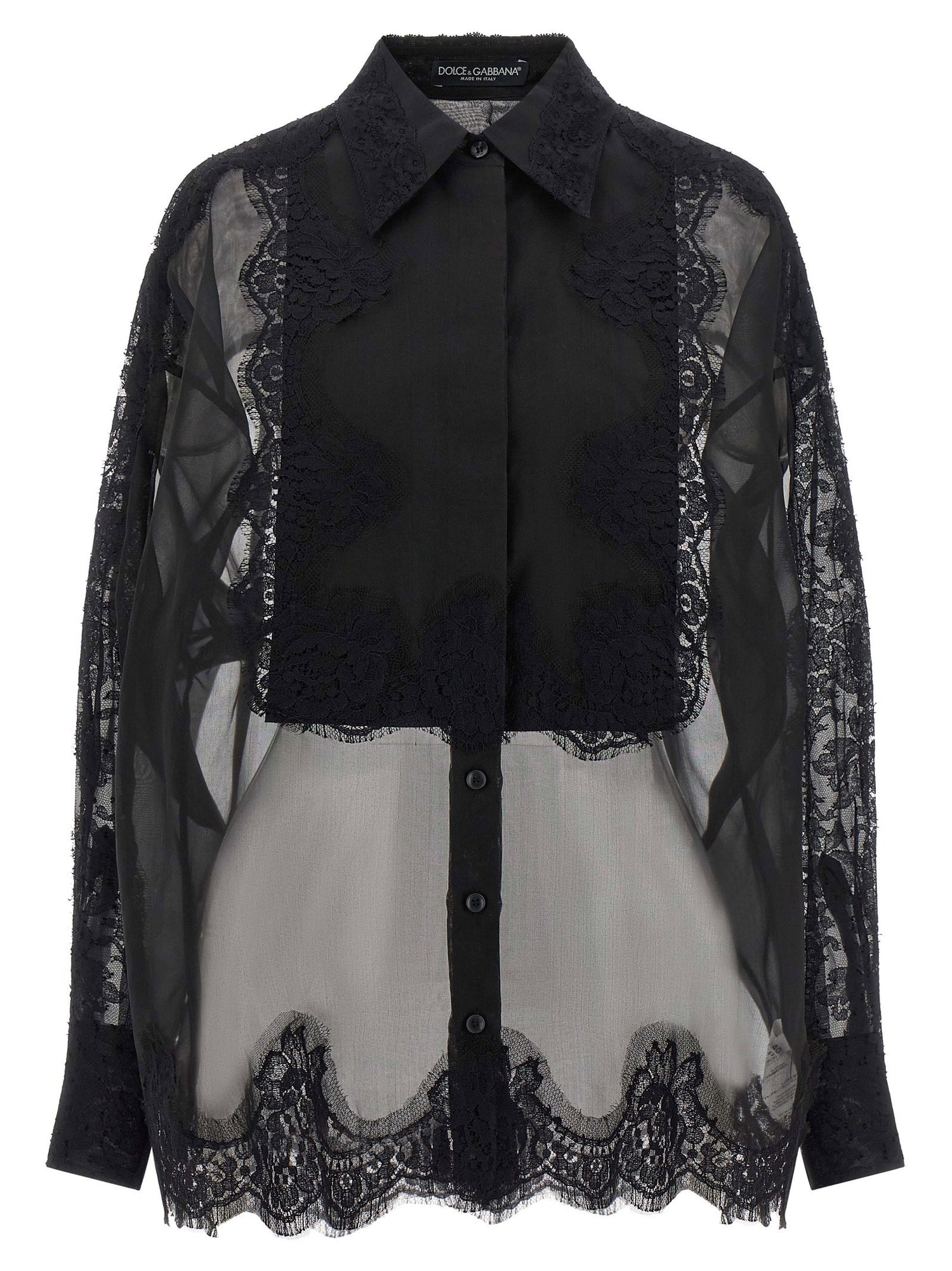 Dolce &amp; Gabbana Viscose Shirt Black