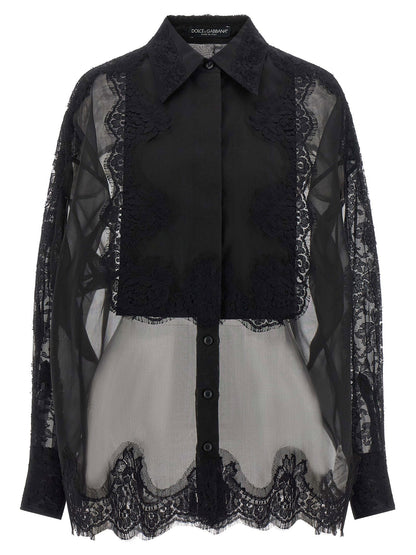 Dolce &amp; Gabbana Viscose Shirt Black