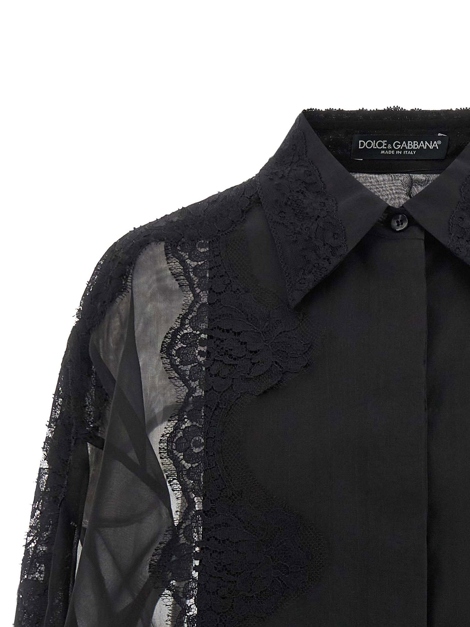 Dolce &amp; Gabbana Viscose Shirt Black