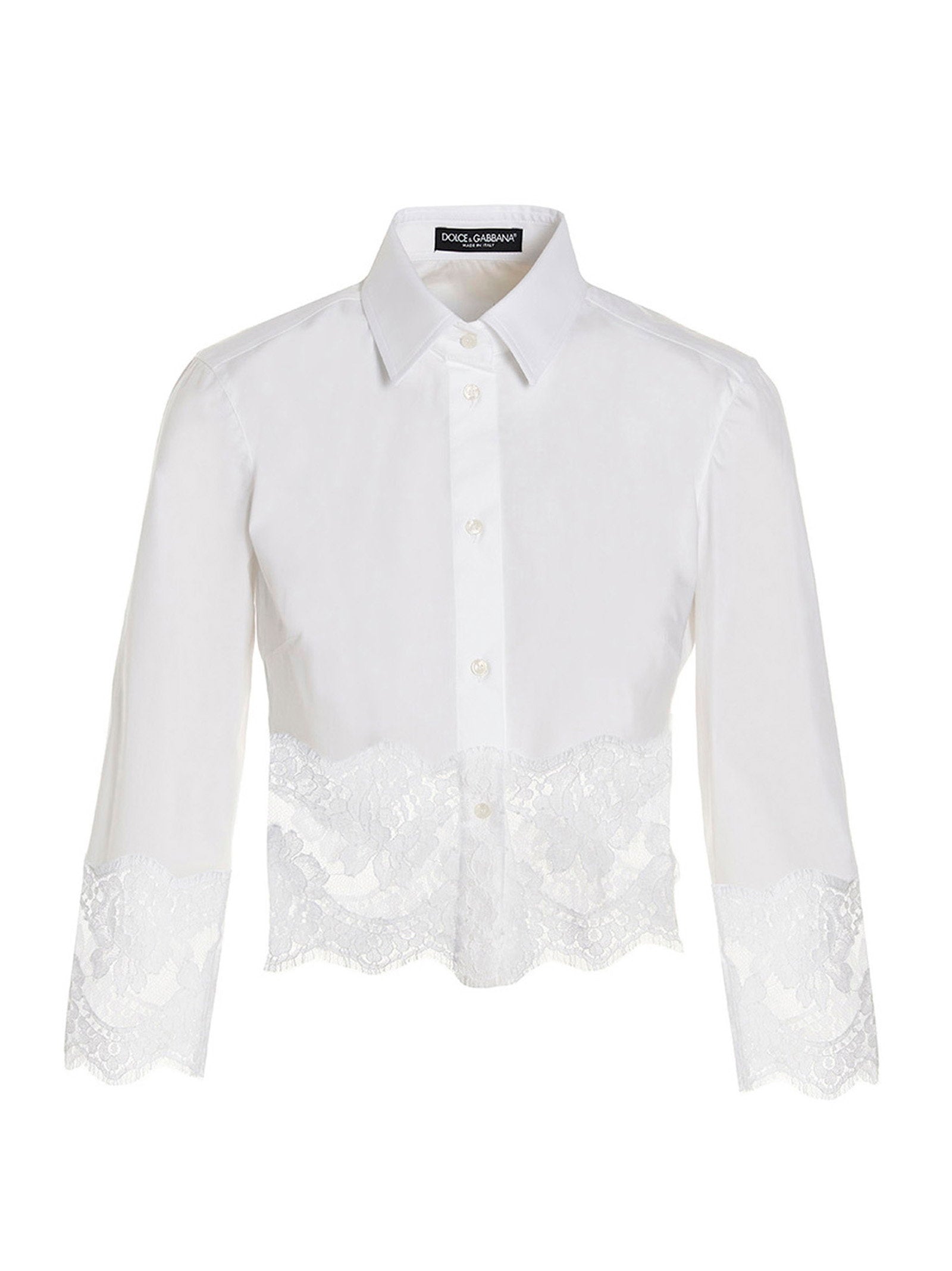 Dolce &amp; Gabbana Lace Shirt White