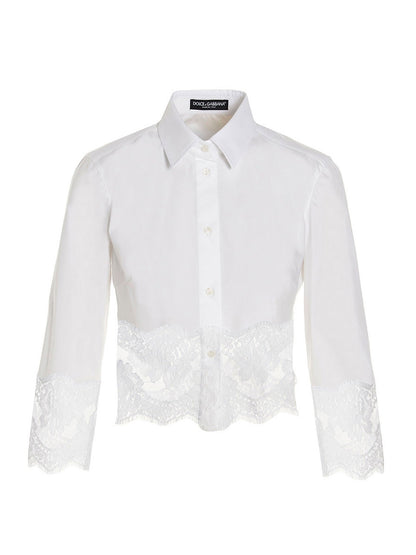 Dolce &amp; Gabbana Lace Shirt White