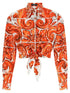 Dolce & Gabbana Maiolica Shirt Orange
