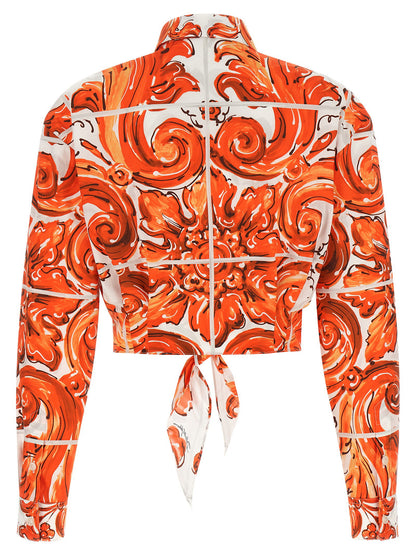 Dolce &amp; Gabbana Maiolica Shirt Orange