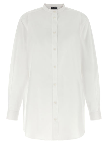 Dolce &amp; Gabbana Shirt With Scarf White