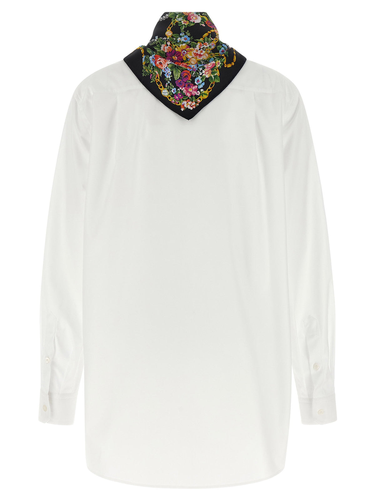 Dolce &amp; Gabbana Shirt With Scarf White