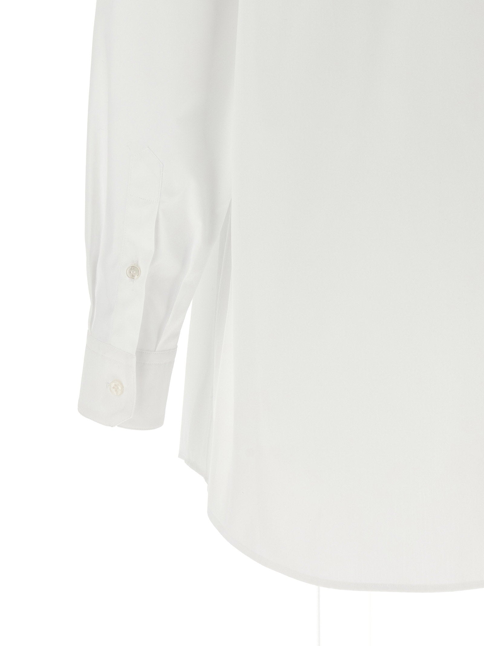 Dolce &amp; Gabbana Shirt With Scarf White