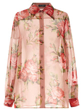 Dolce & Gabbana Bouquet Rose Shirt Pink