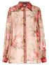 Dolce & Gabbana Bouquet Rose Shirt Pink