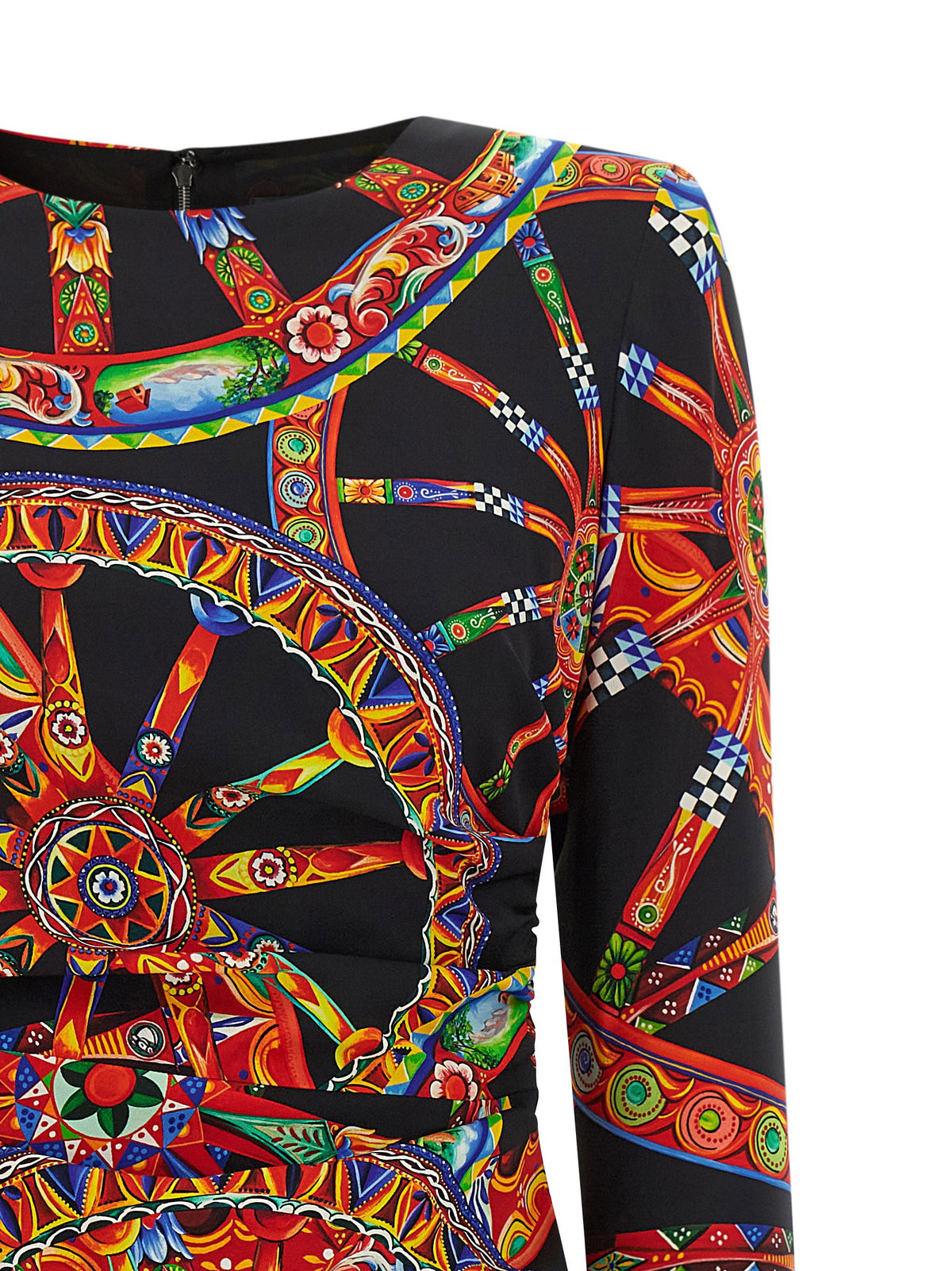 Dolce &amp; Gabbana Carretto Dress Multicolor
