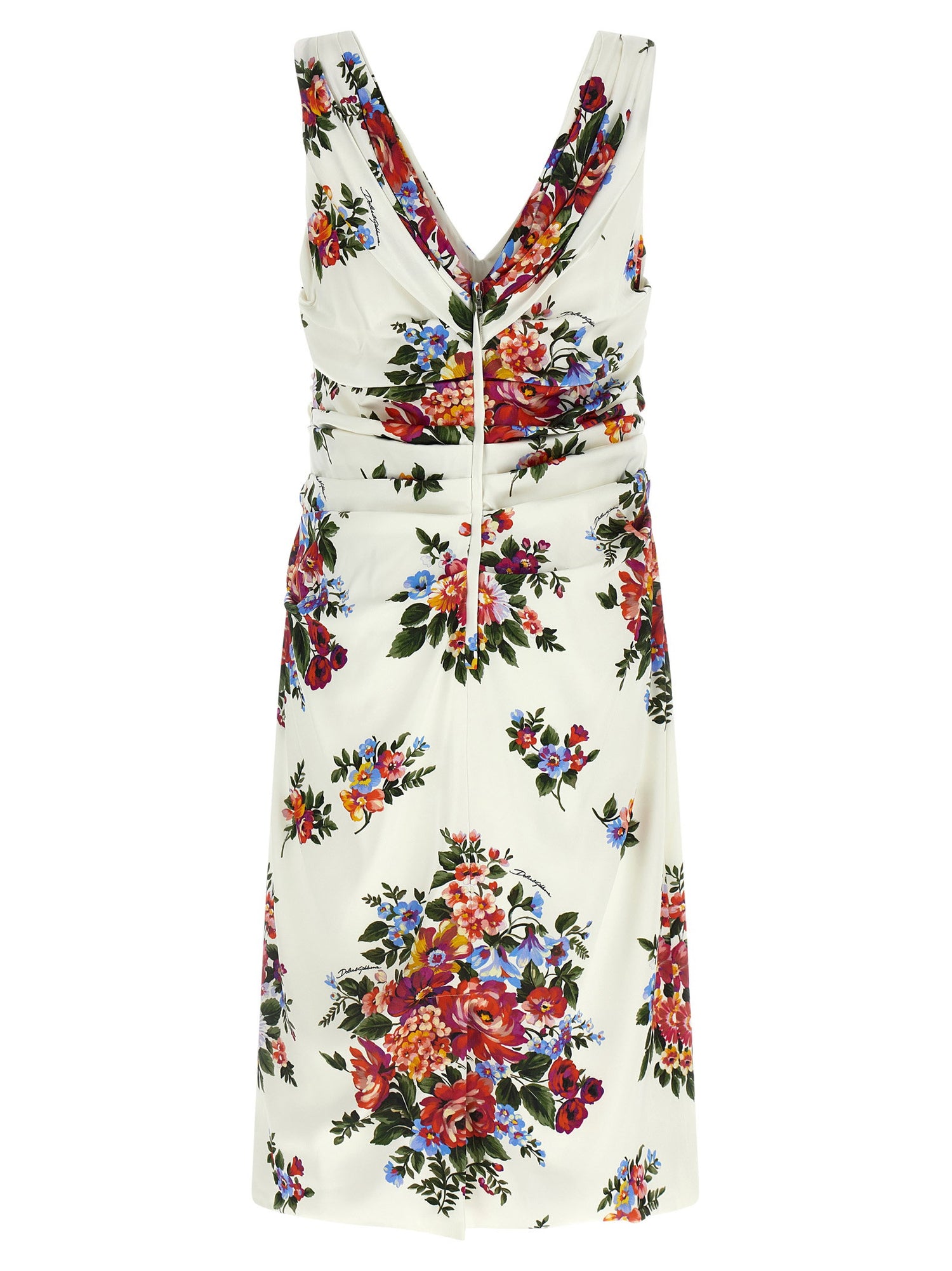 Dolce &amp; Gabbana Mazzo Di Fiori Dress White