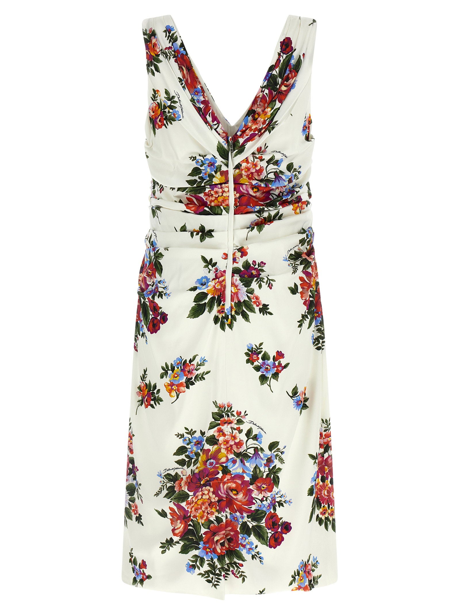 Dolce &amp; Gabbana Mazzo Di Fiori Dress White