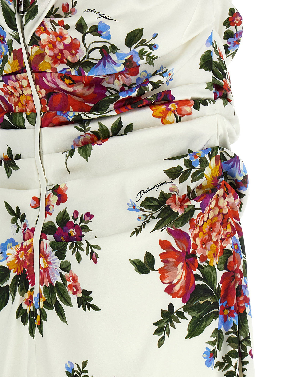 Dolce &amp; Gabbana Mazzo Di Fiori Dress White