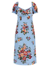 Dolce & Gabbana Mazzo Di Fiori Print Dress Light blue