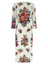 Dolce & Gabbana Mazzo Di Fiori Dress White