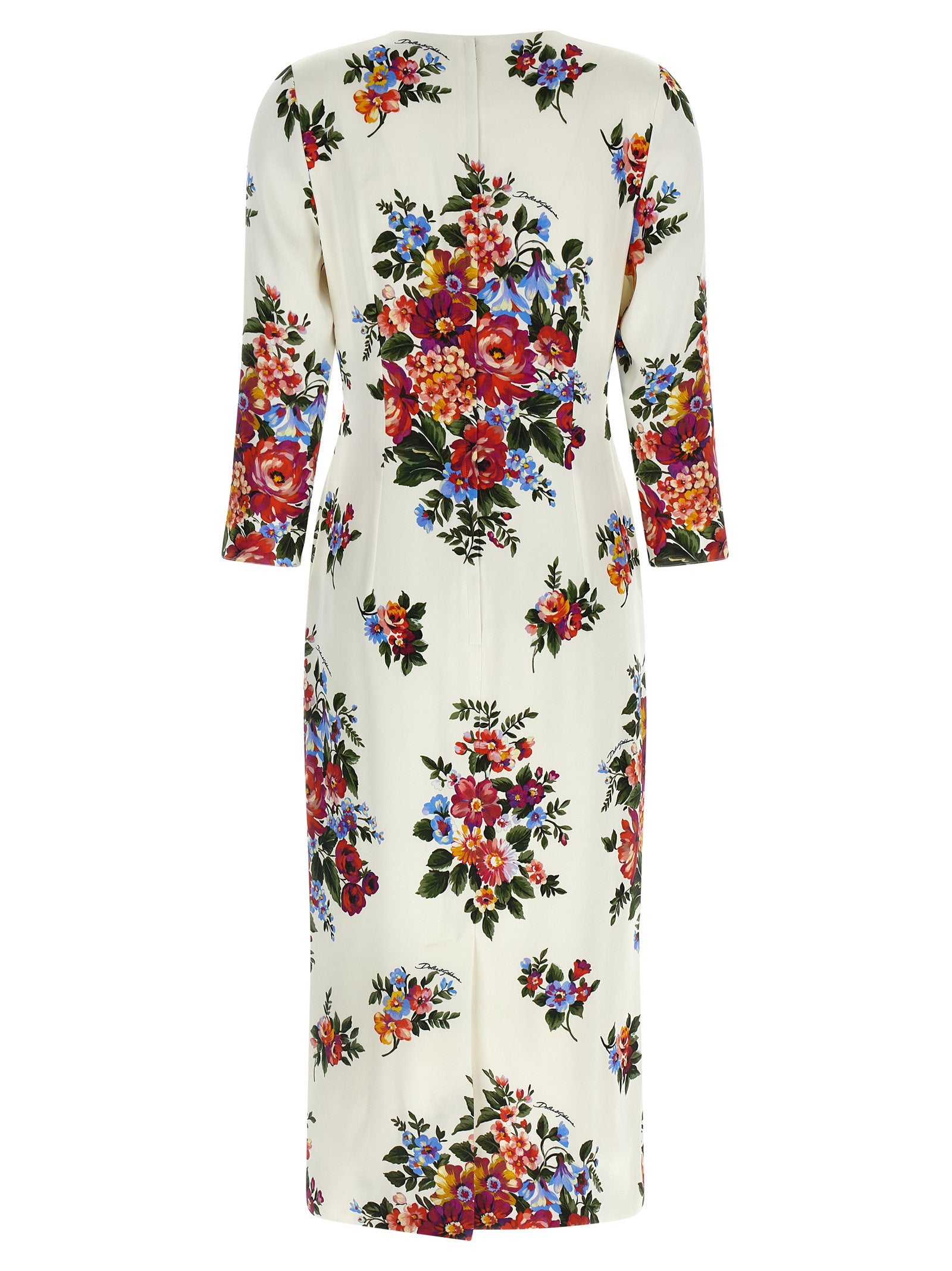 Dolce &amp; Gabbana Mazzo Di Fiori Dress White