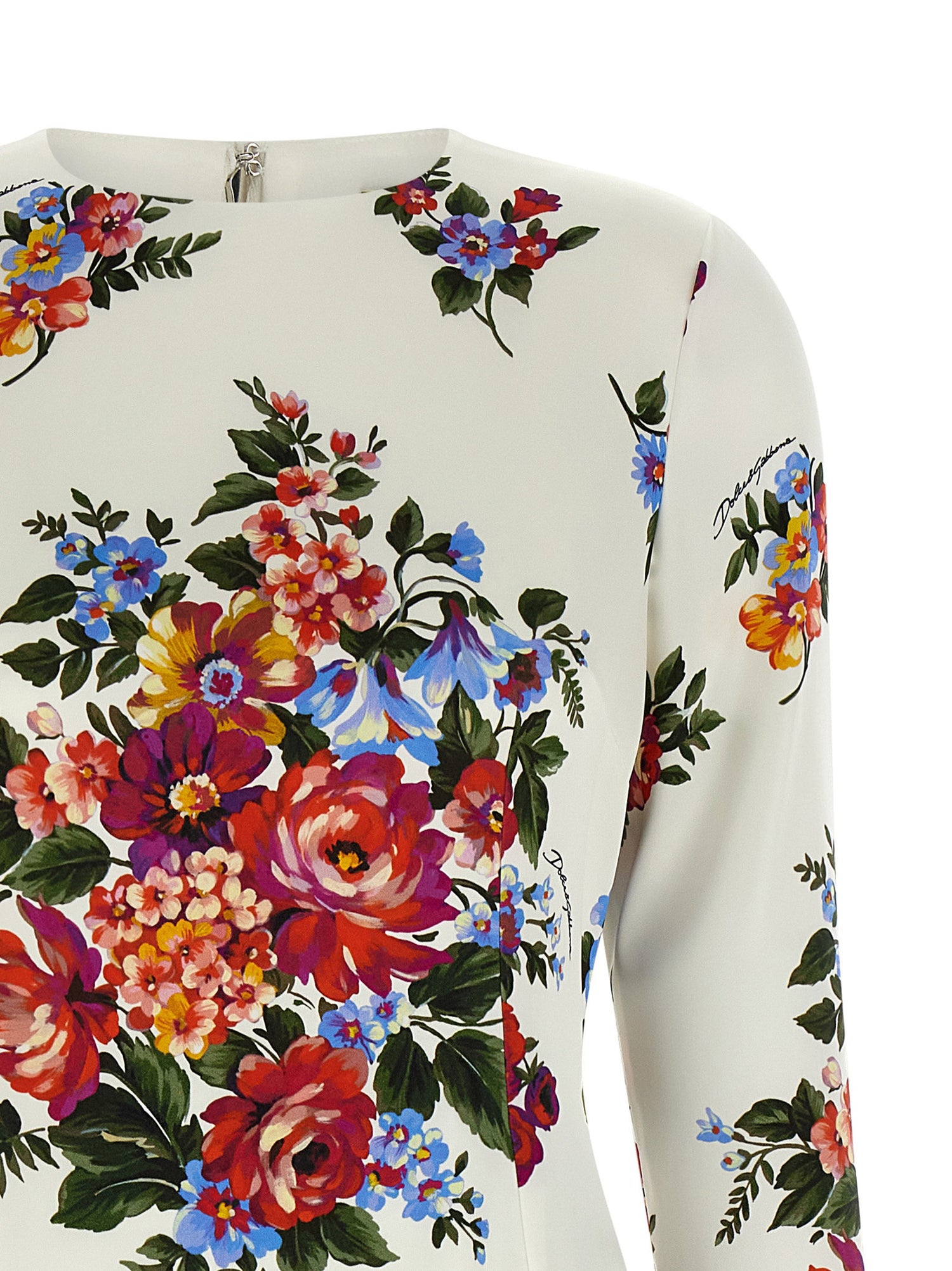 Dolce &amp; Gabbana Mazzo Di Fiori Dress White