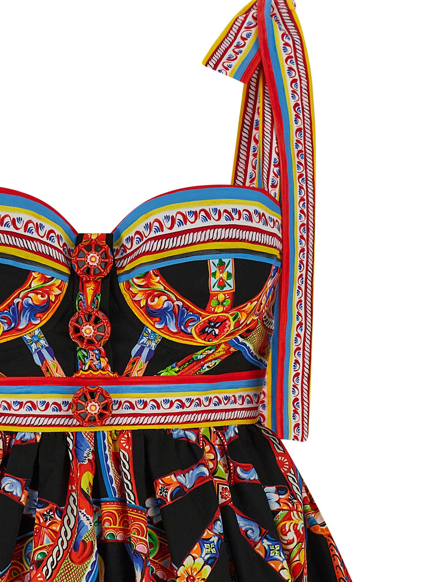 Dolce &amp; Gabbana Carretto Dress Multicolor