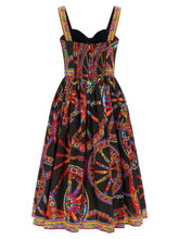 Dolce & Gabbana Carretto Dress Multicolor