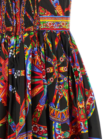 Dolce &amp; Gabbana Carretto Dress Multicolor