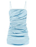 Dolce & Gabbana Stretch Satin Dress Light blue